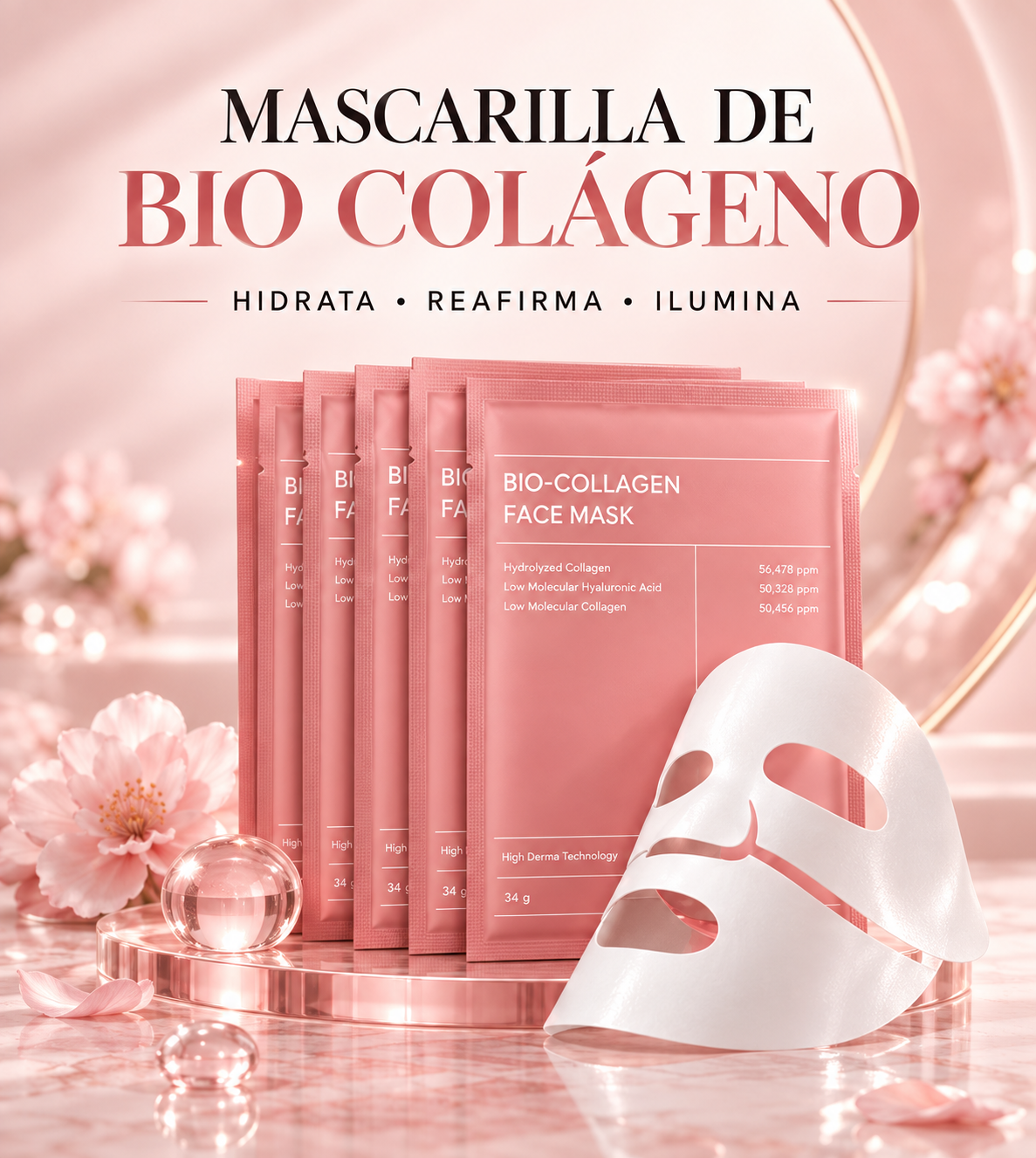 Mascarilla de Bio Colageno